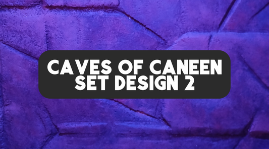 Designing the set for Caves of Caneen