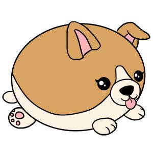Squishable - Mini Baby Corgi Plush