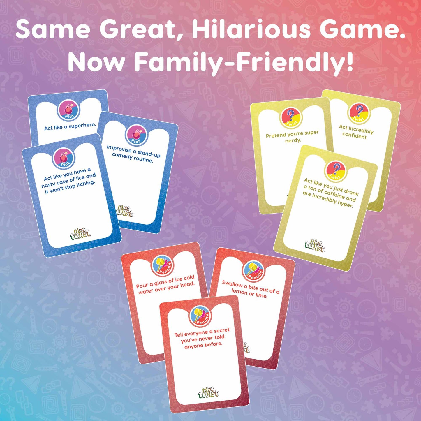 Plot Twist Party Game with Over 1,000,000 Combinations